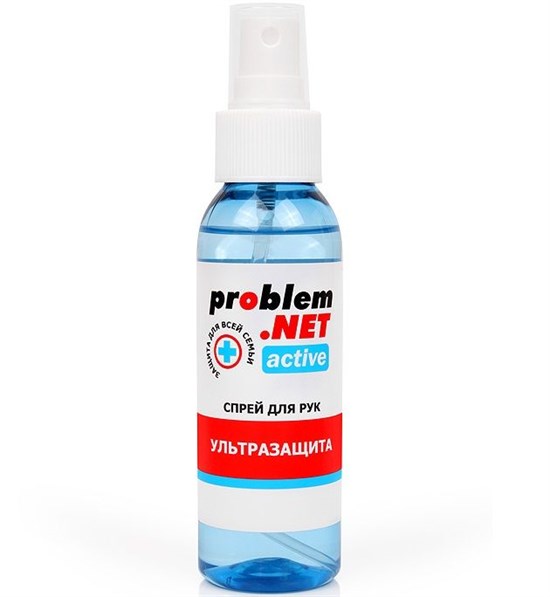 Обеззараживающий спрей для рук Problem.net Active, 100 мл