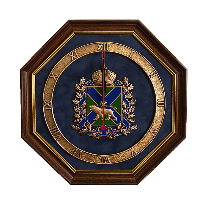 Часы "Эмблема Приморского края", 34х34