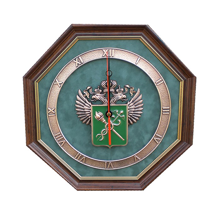 Часы "Эмблема Таможни", 34х34