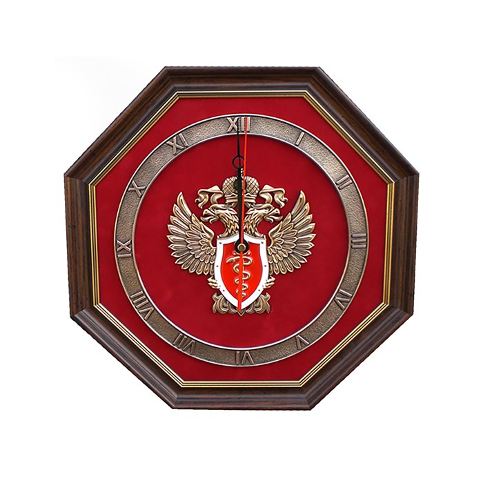 Часы "Эмблема ФСКН", 34х34