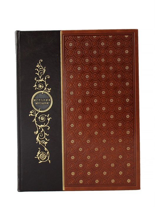 Подарочная книга в кожаном переплете "История музыки" BG6619M - фото 334986
