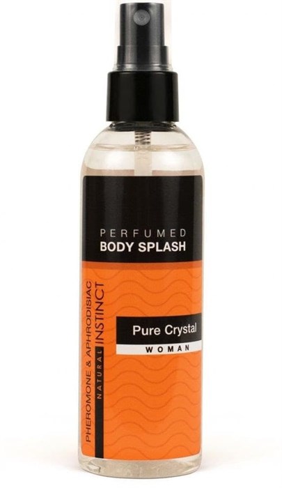 Парфюмированный спрей для тела с феромонами и афродизиаками "Pure Crystal", 100 мл