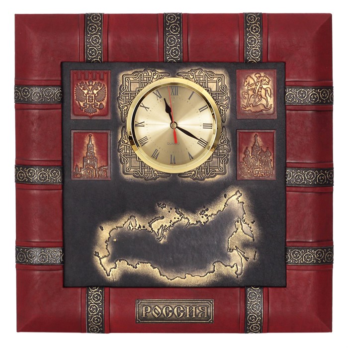 Часы «Россия» из натуральной кожи 045-07-11