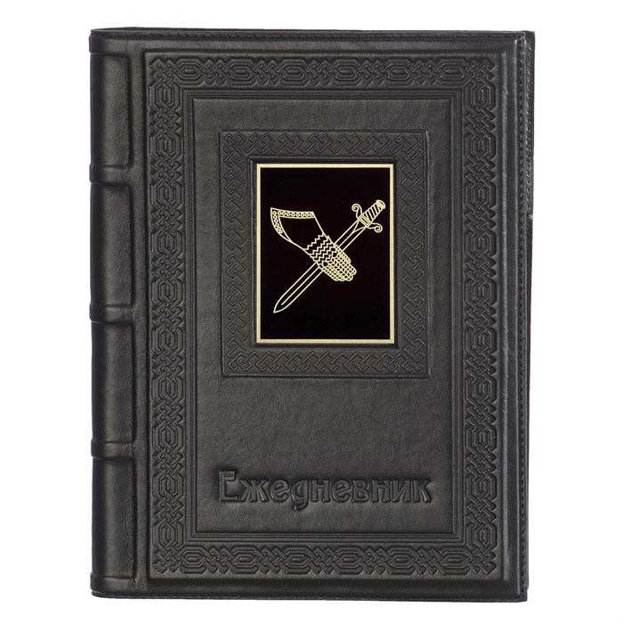 Ежедневник А5 «ДСБ-3» с накладкой из стали 008-17-63-20