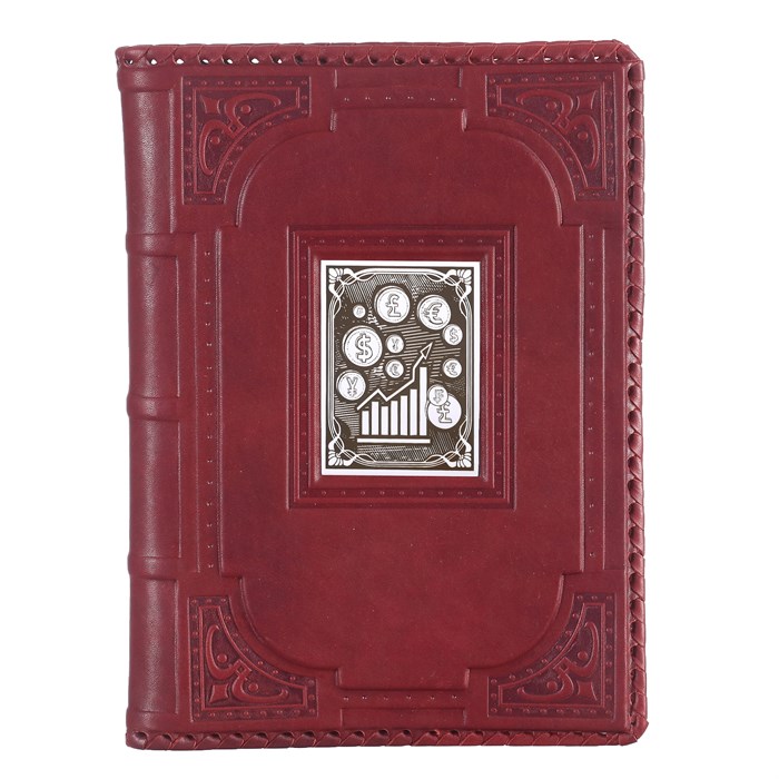 Ежедневник А5 «Брокеру-4» с накладкой покрытой никелем 008-13-61-28