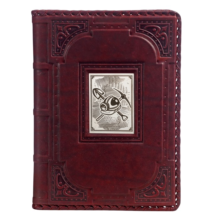 Ежедневник А5 «Шахтеру-1» с накладкой покрытой никелем 008-13-61-12