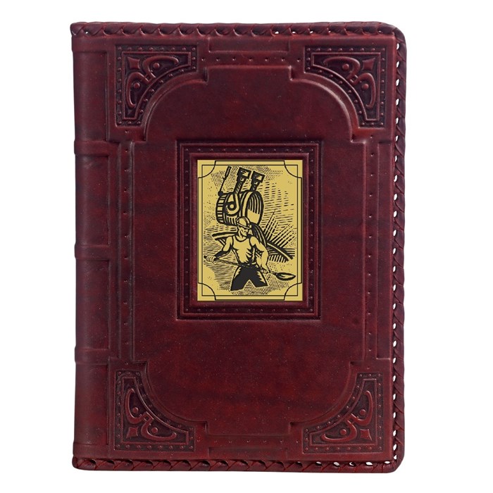 Ежедневник А5 «Металлургу-4» с накладкой покрытой золотом 999 пробы 008-14-61-9