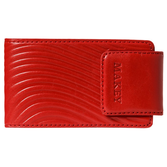 Визитница карманная «Waves». Цвет красный 004-08-54*