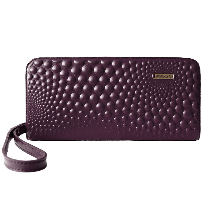 Портмоне женское «Bubbles». Цвет баклажан 046-08-50/2