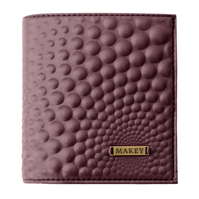 Кошелек мини «Bubbles». Цвет баклажан 142-08-50/2