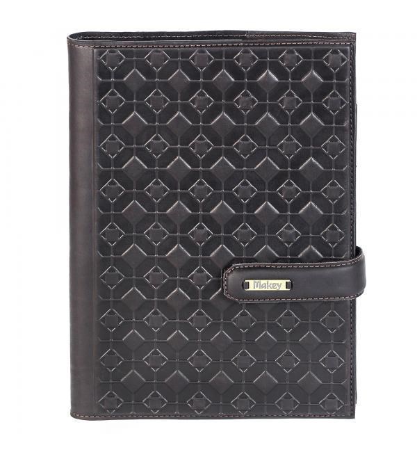 Ежедневник А5 «Соты». Цвет коричневый 008-08-03