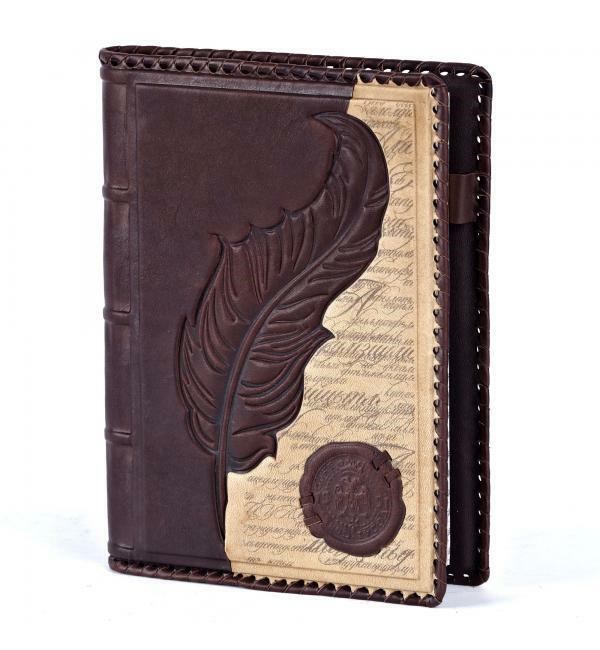 Ежедневник А5 «Царская печать». Цвет коричневый 008-08-29