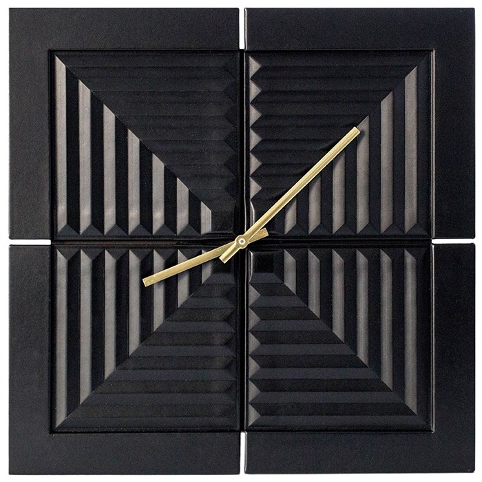 Часы «Вечность» из натуральной кожи. Цвет черный 045-07-27/1