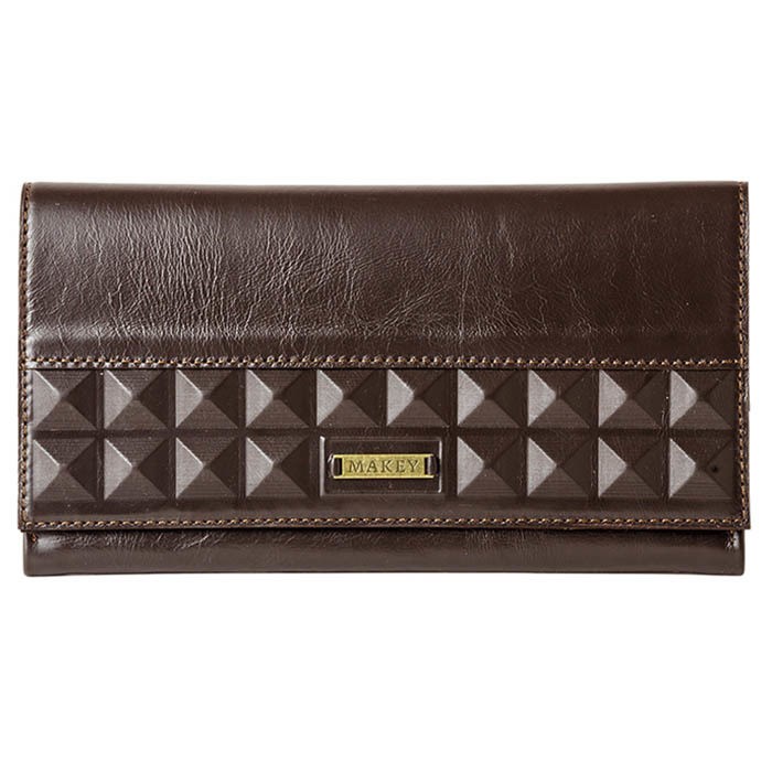 Кошелек «Геометрия». Цвет коричневый 021-08-44/2*