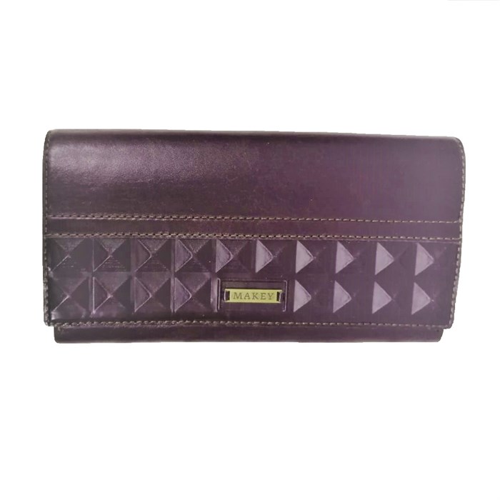 Кошелек «Геометрия». Цвет баклажан 021-08-44/3*