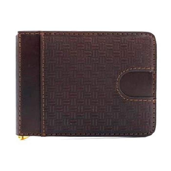 Зажим для денег «OLD MONEY KNIT». Цвет коричневый 098-07-02/1