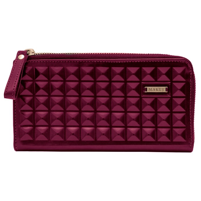 *Портмоне «Геометрия». Цвет фуксия 146-08-44/5