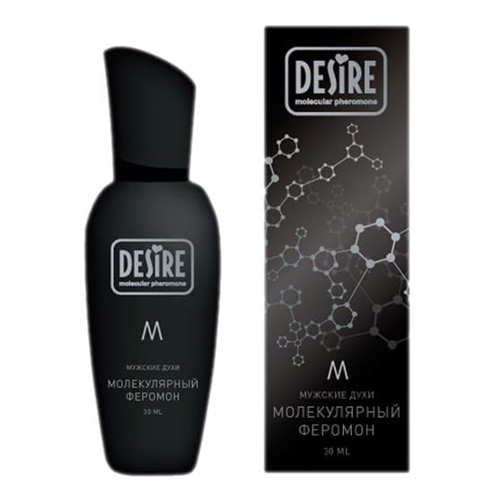 Духи Desire с мужскими молекулярными феромонами, 30 мл