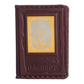 {{productViewItem.photos[photoViewList.activeNavIndex].Alt || productViewItem.photos[photoViewList.activeNavIndex].Description || 'Кожаная обложка для паспорта &quot;Нефтегаз-3&quot; с накладкой покрытой золотом 999 пробы'}}