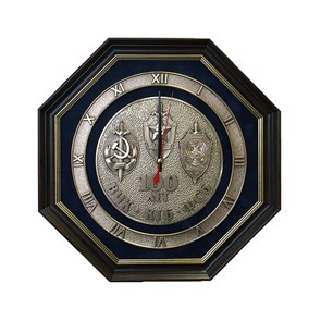 Часы "100 лет ВЧК, КГБ,ФСБ", 34х34