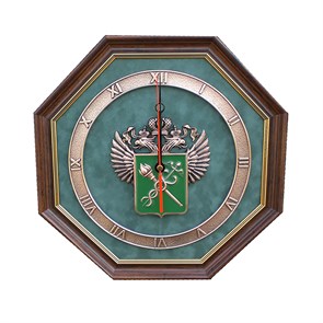 Часы "Эмблема Таможни", 34х34