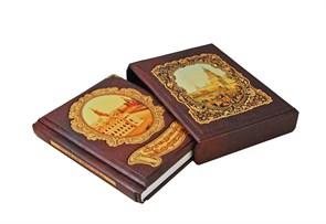 Книга в кожаном перпелете &quot;Старая Москва&quot; в футляре. Пыляев М.И.
