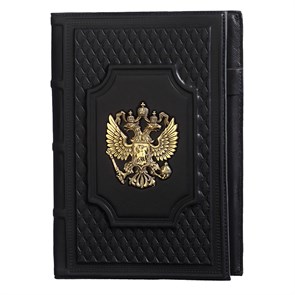 {{photo.Alt || photo.Description || 'Ежедневник А5 «Федерация» с латунным орлом'}}