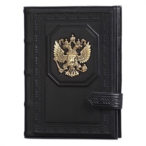 {{photo.Alt || photo.Description || 'Ежедневник А5 «Государь» с латунным орлом'}}