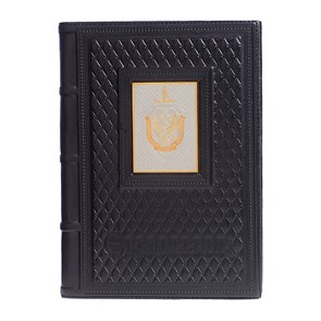 {{photo.Alt || photo.Description || 'Ежедневник А5 «ФСБ-5» с накладкой покрытой золотом 999 пробы'}}