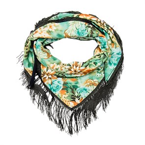 {{photo.Alt || photo.Description || 'Треугольная двойная косынка с бахромой и велюровой подкладкой (H19), 170х70х13 см'}}