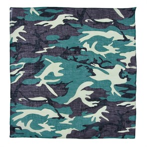 Косынка-бандана из мадаполама 55х55 см, цвет камуфляж A650G12