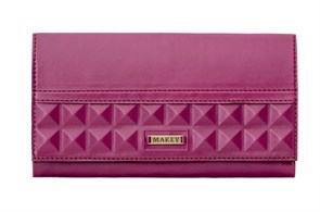 *Кошелек «Геометрия». Цвет фуксия 021-08-44/4