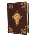 Библия с комментариями, филигранью (золото), гранатами ЭБ011(ФЗ)