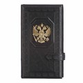 Визитница настольная «Государь» с латунным орлом 006-09-53 - фото 332857