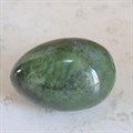 Нефритовое вагинальное яйцо с отверстием | Месторождение Саяны Россия | 6,5 х 4,5 см НФ029-65
