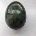 Нефритовое вагинальное яйцо с отверстием | Месторождение Саяны Россия | 6,5 х 4,5 см НФ029-65