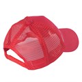 Бейсболка подростковая 5-клинка Dino с сеточкой цвет красный, разм. 52 (сзади)