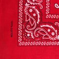 Косынка-бандана из мадаполама 55х55 см, цвет красный (угол)