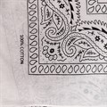 Косынка-бандана из мадаполама 55х55 см, цвет белый (надпись)