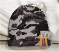 Шапка армейская трикотажная двойная "Камуфляж", цвет черно-белый HS19069-02