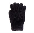 Пушистые молодежные перчатки с тачскрином из шелковистой пряжи S1928-L1