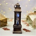 Новогодний фонарик с подсветкой и снегом "Дед Мороз уже спешит", 14х7,5х4 см СД5067-5