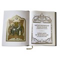 Подарочное издание в переплете из кожи "Святые покровители Земли русской в миниатюрах Палеха" ЭБ013(п)