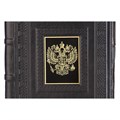 Ежедневник А5 «Герб-3» с накладкой из стали 008-17-63
