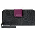 Портмоне «Waves». Цвет черный-фуксия 147-08-54*