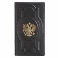 Визитница настольная «Держава» с латунным орлом 006-09-51