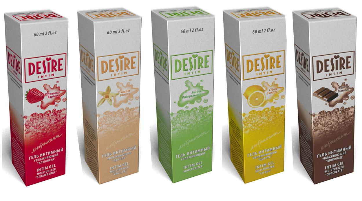 набор интимных увлажняющих гелей Desire Intim